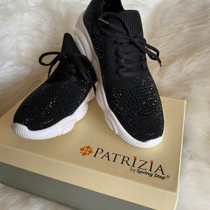 NEW - Black Rhinestone Patrizia Athletic Shoes Womens Size 7